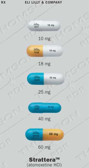 Strattera dosage available reducing