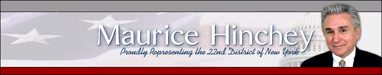 Click here to return to Congressman Hinchey's home page